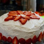 strawberry lemonade cake