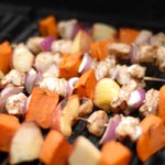 Permalink to Honey Chicken, Sweet Potato and Peach Kabobs peach kabobs
