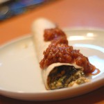 Permalink to Spinach Cheese Burritos and March Cookbook burrito1